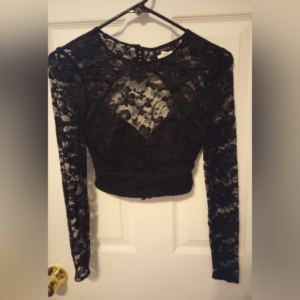 Dolls Kill Lace Crop Top